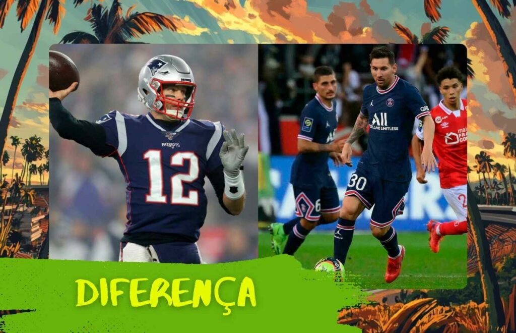 Qual é a diferença entre futebol e futebol americano no Brasil